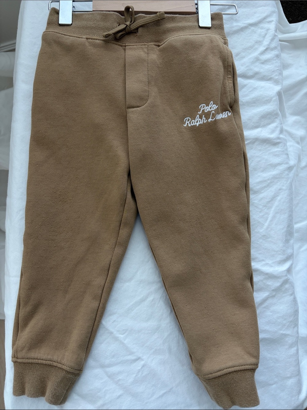 Polo by Ralph Lauren Kids Tan Fleece Joggers